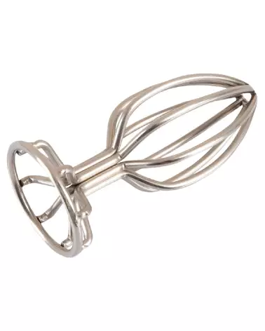 Image du ANOS Metal Cage Butt Plug 3.8, plug anal métallique pour expérience avancée-5