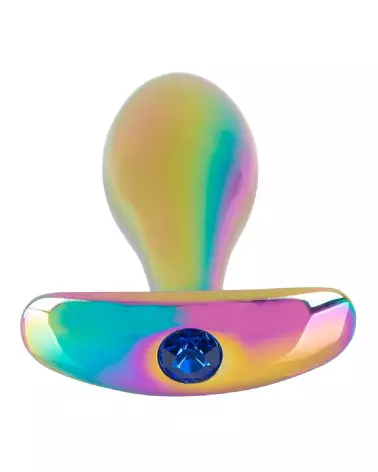 Image du set de plugs anaux métalliques Anos en arc-en-ciel-5