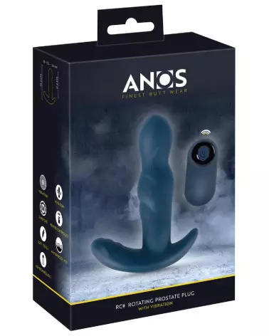 ANOS RC Swinging Plug pour stimulation de la prostate avec contrôle à distance et texture confortable-1