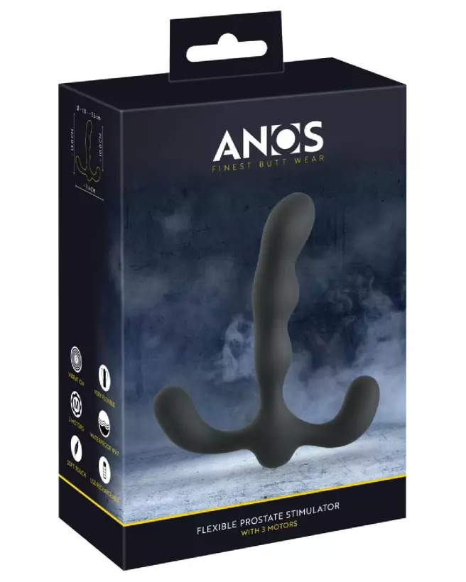 Plug prostatique ANOS avec trois moteurs pour stimulation avancée de la prostate-1