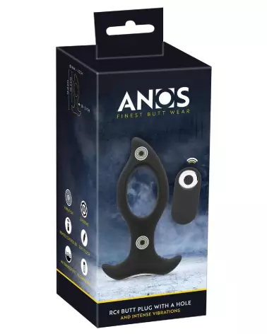 Image ANOS RC Butt Plug avec trou pour stimulation anale intensive-1