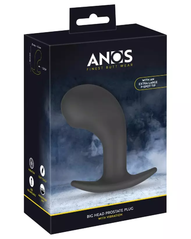 Image du ANOS Big Head Prostate Plug, stimulateur prostatique efficace et ergonomique-1