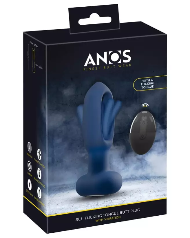 Plug anal ANOS Flickering Tongue Butt Pl pour sensations intenses-1