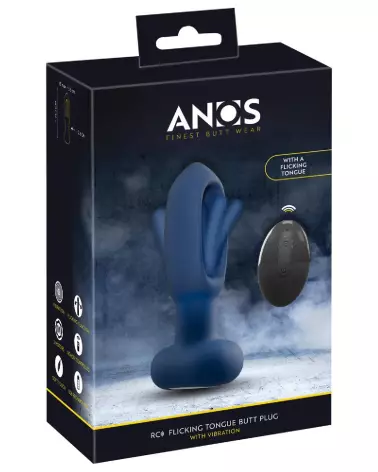 Plug anal ANOS Flickering Tongue Butt Pl pour sensations intenses-1