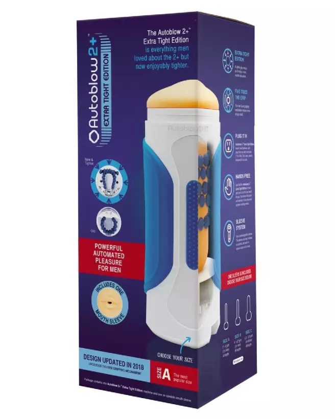 Image du masturbateur Autoblow 2+XT A, technologie avancée pour plaisir intensifié-1