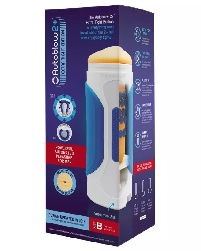 Image du masturbateur Autoblow 2+XT B, expérience réaliste pour homme-1