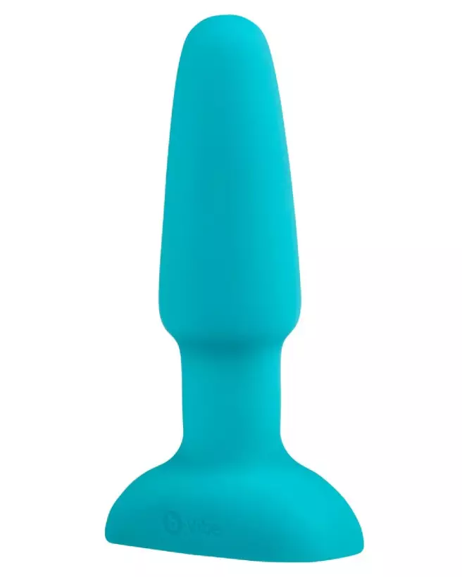 Image du b-Vibe Rimming Plug Blue, plug anal innovant et étanche-3