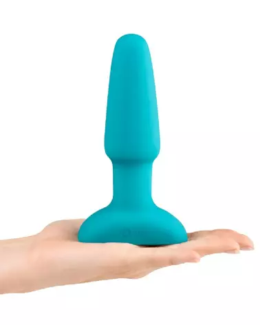 Image du b-Vibe Rimming Plug Blue, plug anal innovant et étanche-5