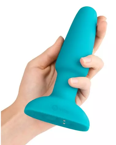 Image du b-Vibe Rimming Plug Blue, plug anal innovant et étanche-6