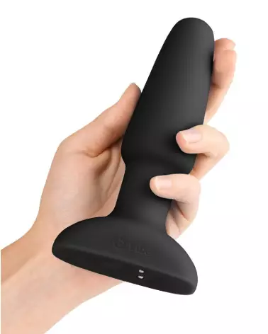 Image du b-Vibe Rimming Plug Black, plug anal avec technologie rimming-6