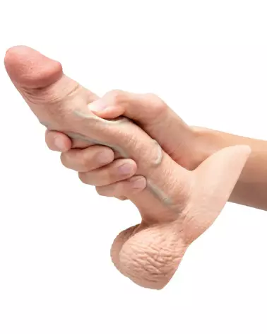 Image du Sextoy Réaliste b-Vibe Slipskin 7" Girthy Crea, haute qualité et sensation authentique-7