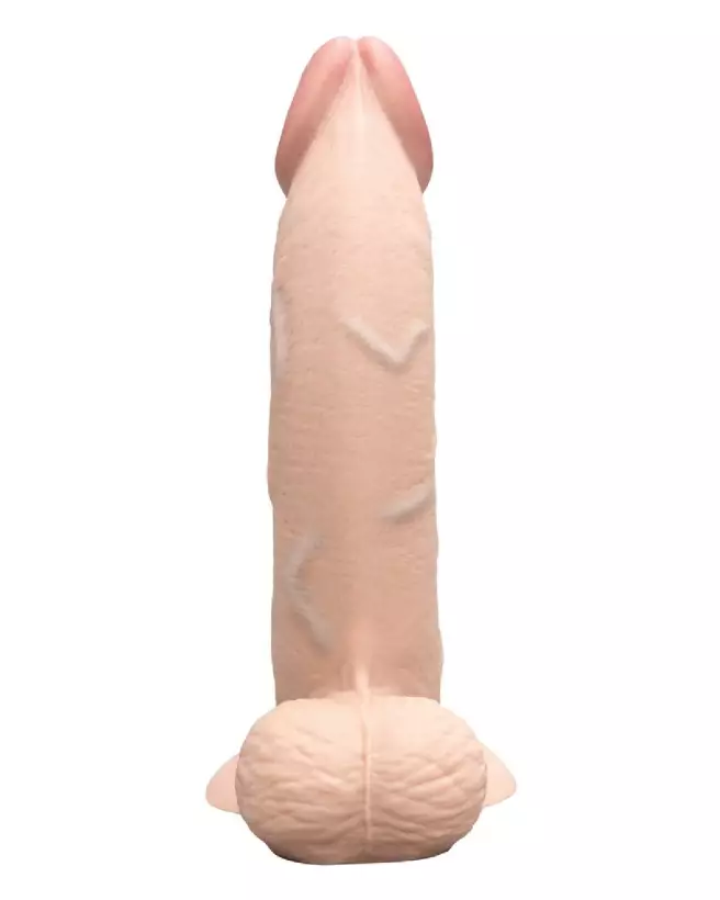 Image du b-Vibe Slipskin 9" Curved Crea, sextoy réaliste haut de gamme-4