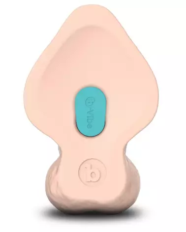 Image du b-Vibe Slipskin 9" Curved Crea, sextoy réaliste haut de gamme-6