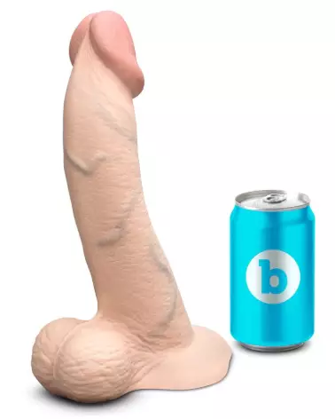 Image du Slipskin 10" Curved Cre de b-Vibe, sextoy réaliste haut de gamme-2