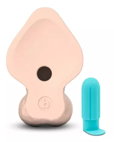 Image du Slipskin 10" Curved Cre de b-Vibe, sextoy réaliste haut de gamme-7