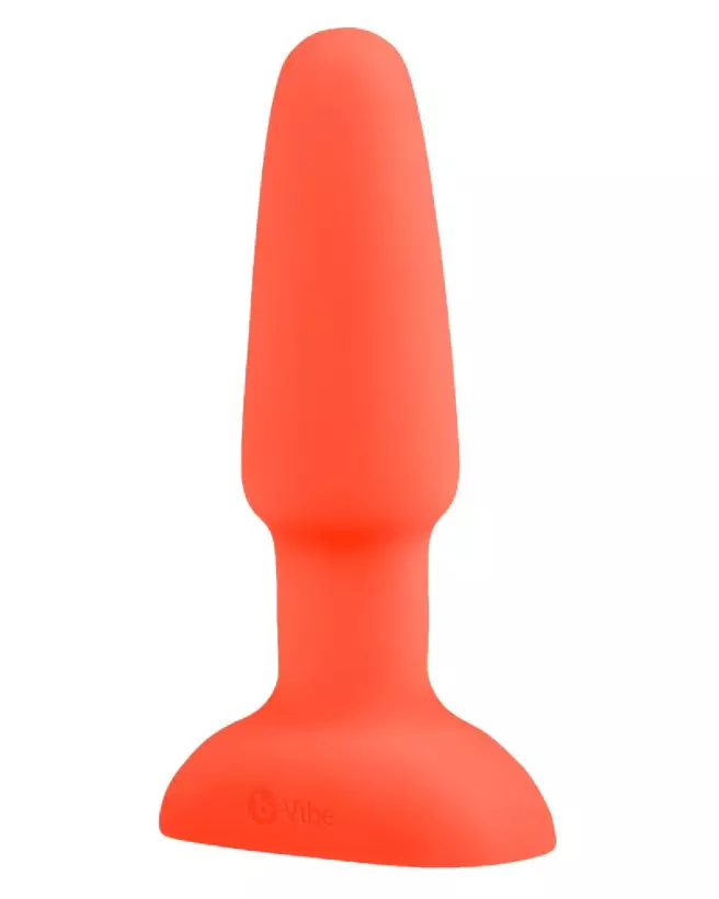 b-Vibe Rimming Plug 2 Orange pour stimulation anale avancée-3