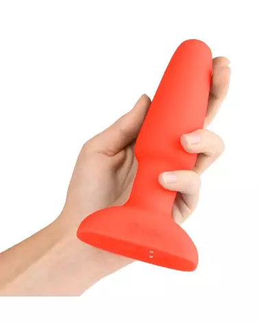 b-Vibe Rimming Plug 2 Orange pour stimulation anale avancée-6