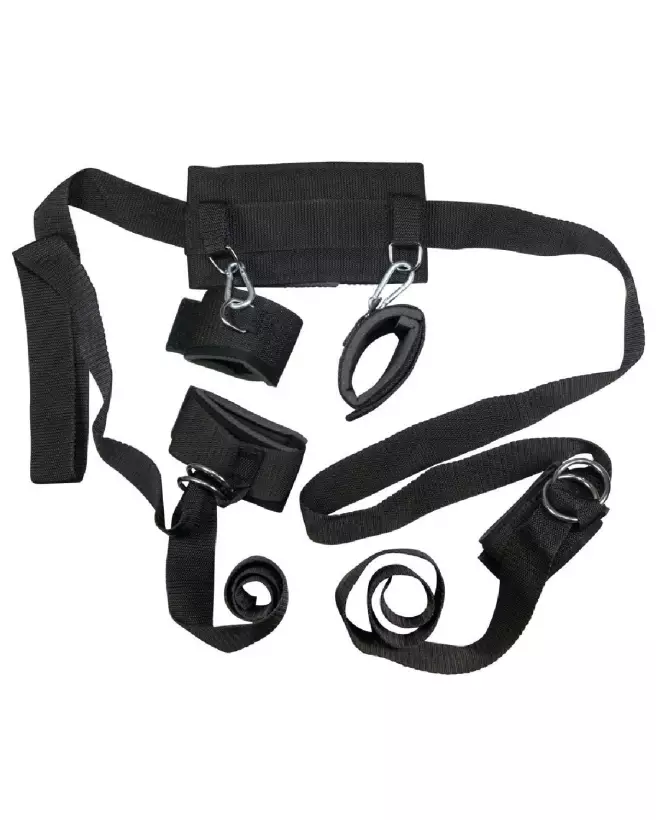 Image du set de bondage BK Wide par Bad Kitty avec attaches ajustables et matériel durable-2