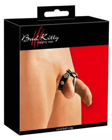 Leather Strap Bad Kitty, cockring en cuir de haute qualité pour endurance et confort-1