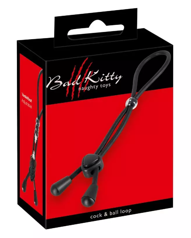 Image du BK Cock & Ball Loop de Bad Kitty, anneau pénien en silicone pour performance optimale-1