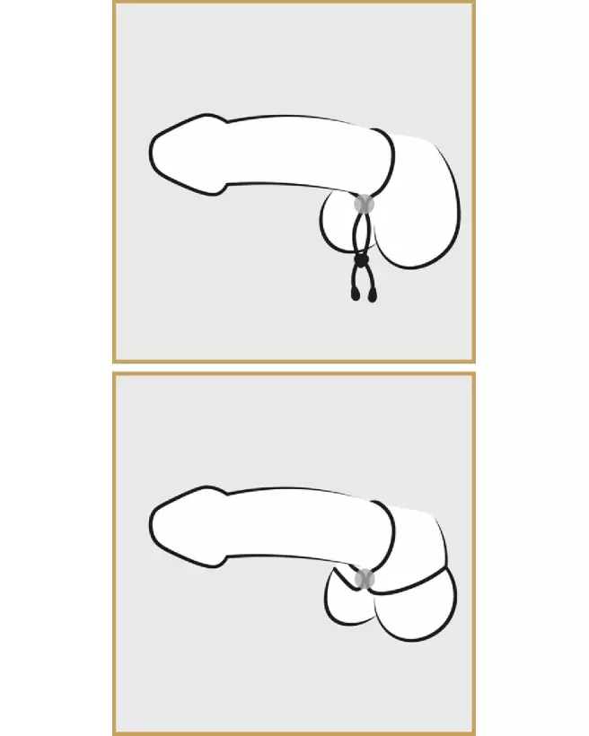 Image du BK Cock & Ball Loop de Bad Kitty, anneau pénien en silicone pour performance optimale-5