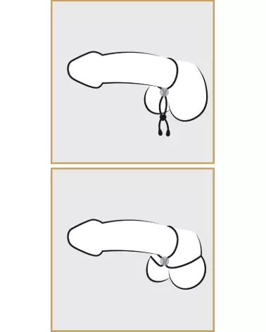Image du BK Cock & Ball Loop de Bad Kitty, anneau pénien en silicone pour performance optimale-5