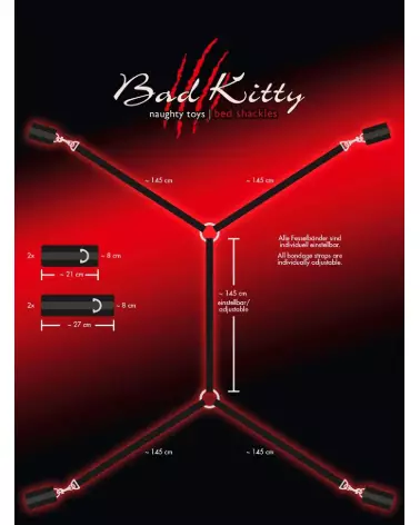 Image des attaches de lit Bad Kitty pour jeux de couple-6