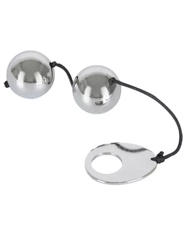 Image des Boules de Geisha Métalliques Bad Kitty pour exercices de Kegel et plaisir intime-2