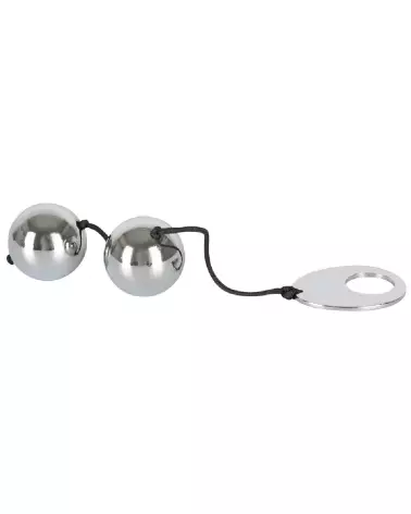 Image des Boules de Geisha Métalliques Bad Kitty pour exercices de Kegel et plaisir intime-3