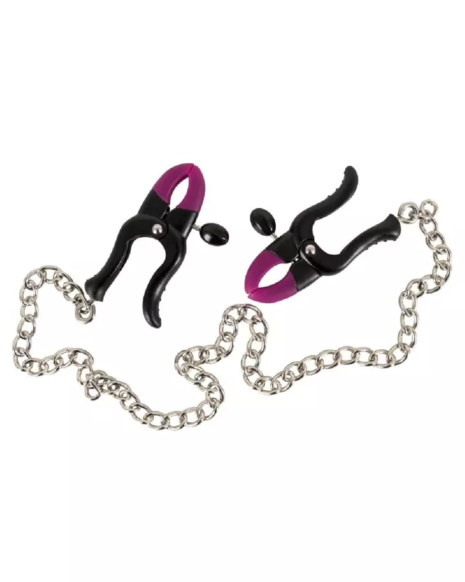 Pinces à tétons en silicone Bad Kitty pour stimulation clitoridienne et des tétons-3
