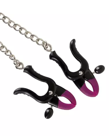 Pinces à tétons en silicone Bad Kitty pour stimulation clitoridienne et des tétons-4