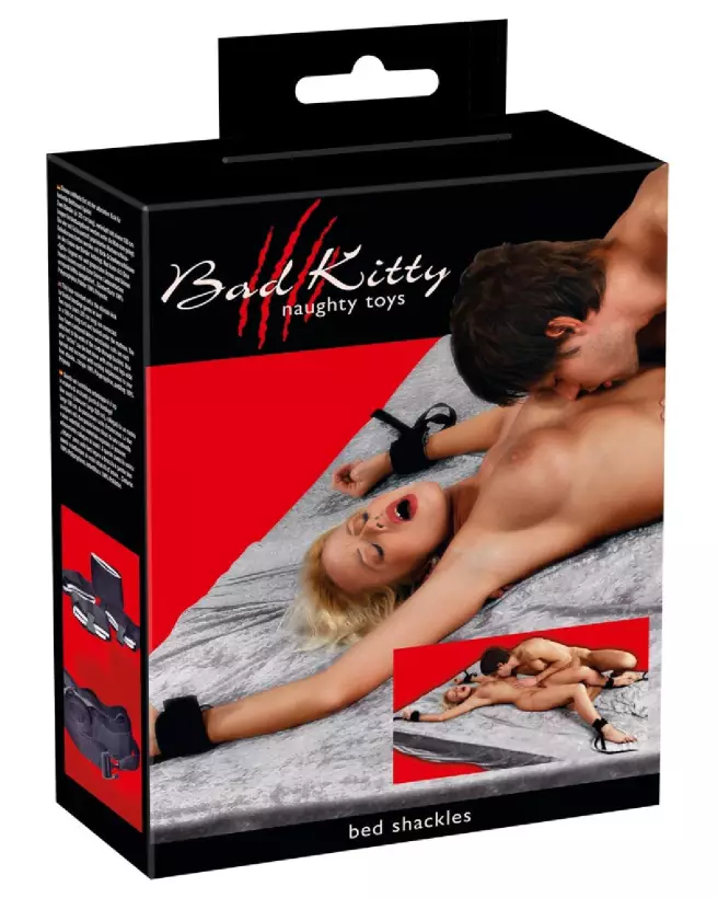 Image du set de 4 attaches de lit Bad Kitty pour bondage-1