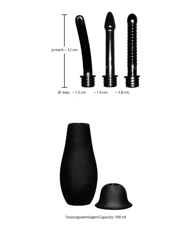 Image de la poire à lavement Bad Kitty pour hygiène intime-6