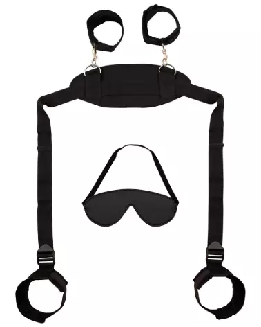 Image Bad Kitty Neck-Wrist-Ankle Restraints - Kit de Contraintes BDSM-2