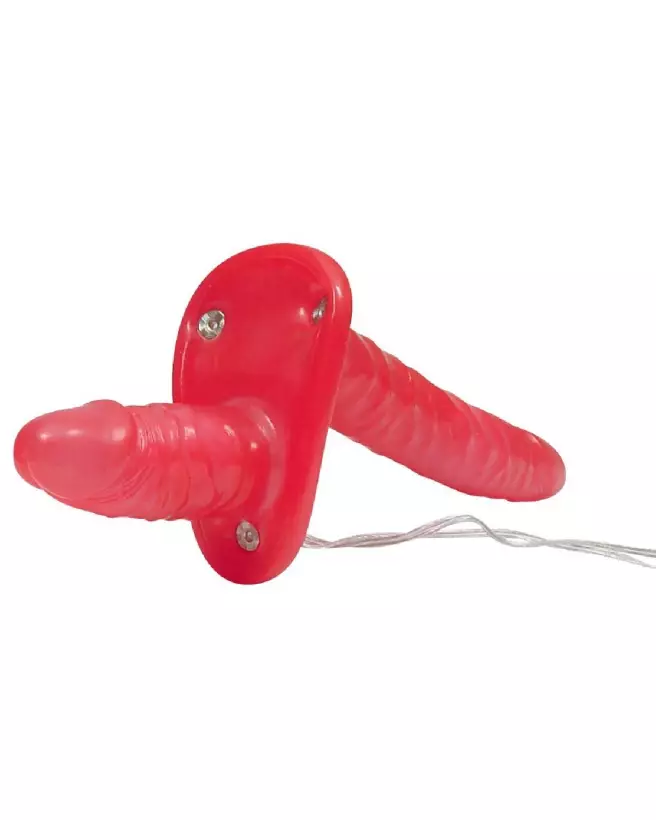 Bad Kitty Vibr. Strap-On Duo pour stimulation intense-3