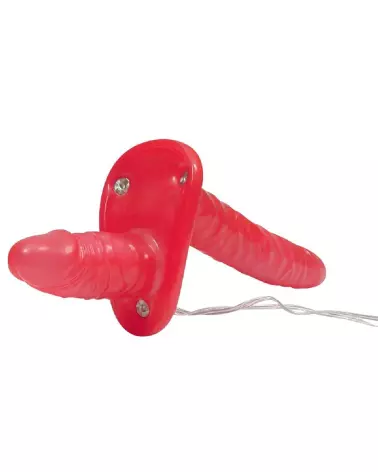 Bad Kitty Vibr. Strap-On Duo pour stimulation intense-3