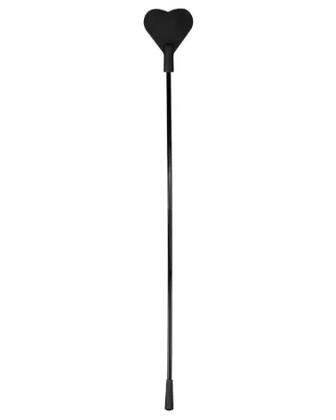 Crop with Heart Black de Bad Kitty pour jeux BDSM-1