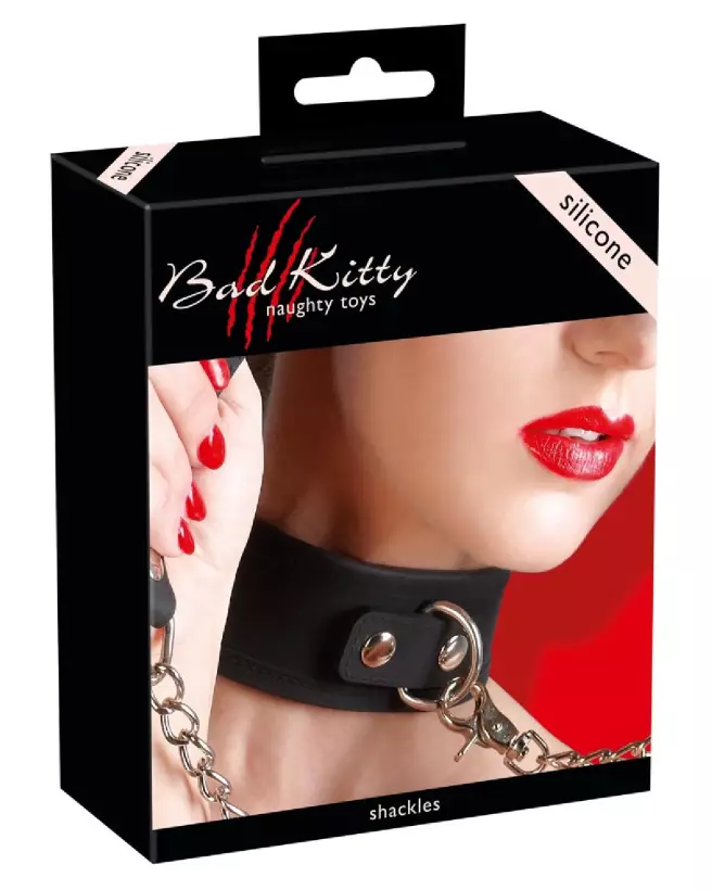Image du collier en silicone Bad Kitty pour chiens, confort et style-1