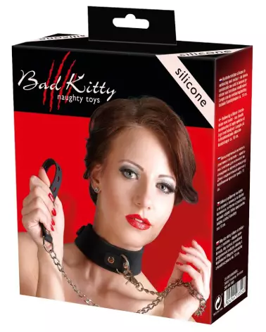 Image du collier en silicone Bad Kitty pour chiens, confort et style-5