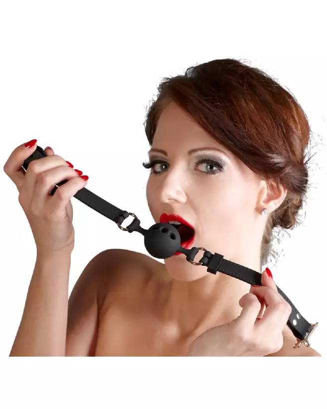 Baillon Gag en Silicone Bad Kitty pour jeux de soumission-2