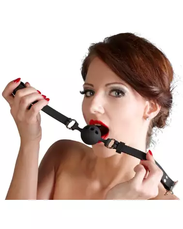 Baillon Gag en Silicone Bad Kitty pour jeux de soumission-2
