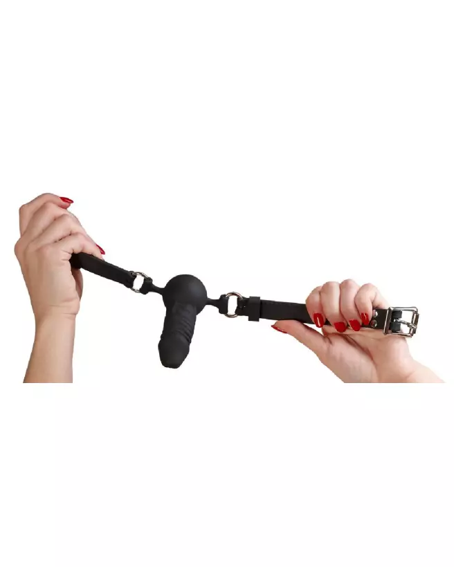 Image du Gag Silicone Bad Kitty pour BDSM, baillon en silicone confortable et sécurisé-3