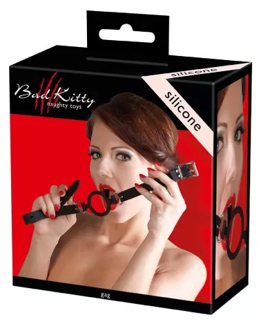 Image du Baillon en Silicone Gag de Bad Kitty pour jeux BDSM-4