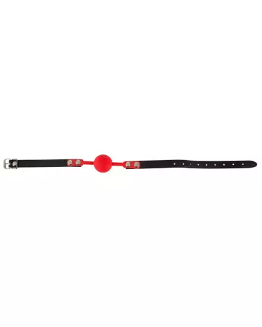 Baillon rouge en silicone Bad Kitty pour jeux BDSM-4