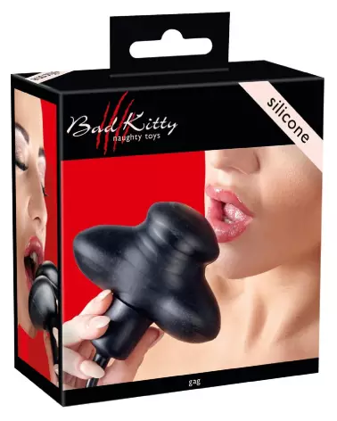 Image du baillon Silicone Gag de Bad Kitty pour jeux de soumission-1