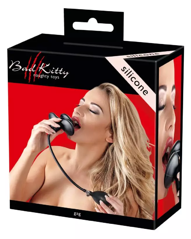 Image du baillon Silicone Gag de Bad Kitty pour jeux de soumission-7