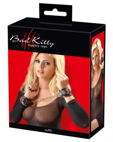 Image Menottes Bad Kitty robustes et confortables pour jeux sécurisés-6