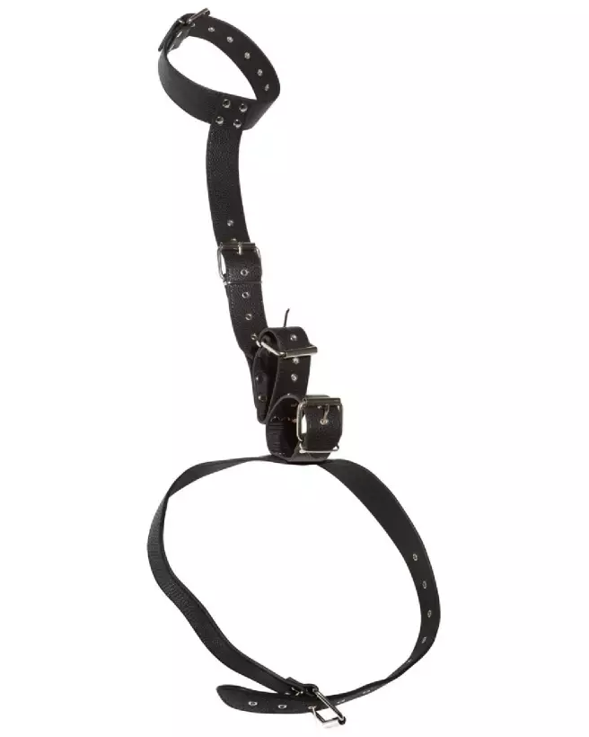 Bad Kitty Neck Restraint with Handcuffs for bondage and secure play-2