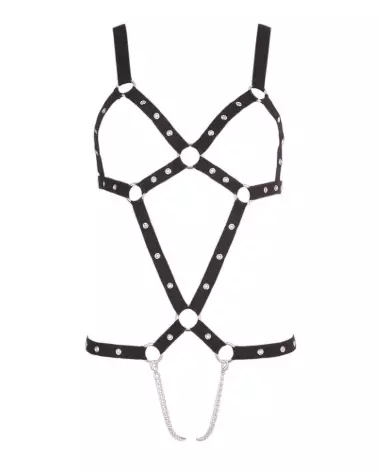 Harnais BK Strap Body S-L Bad Kitty ajustable élégant-4