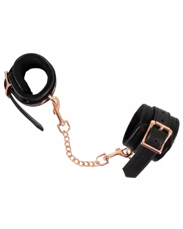 Menottes Bad Kitty Cuffs noires confortables et ajustables pour jeux érotiques-2